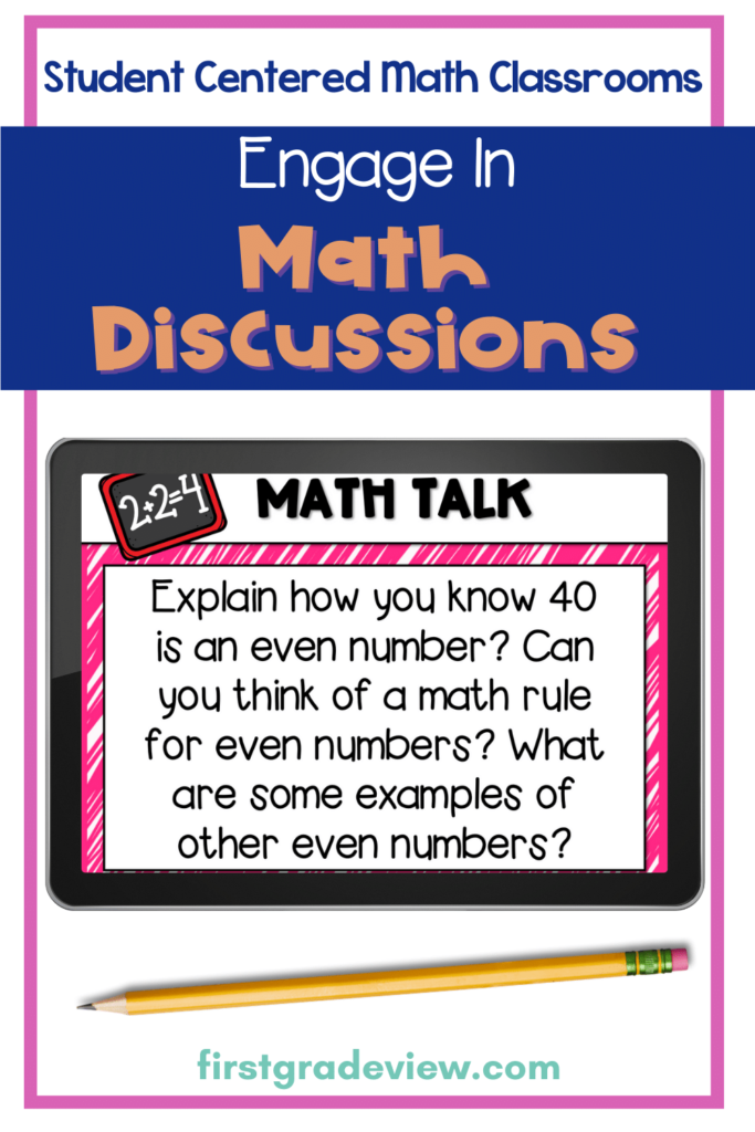 image of a sample math talk