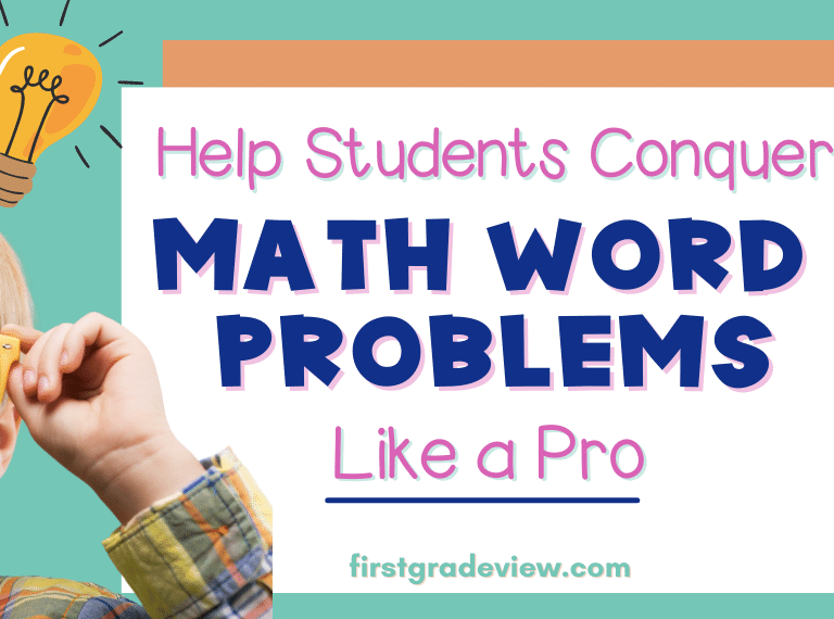 Image of blog title: Help Students Conquer Math Word Problems Like a Pro