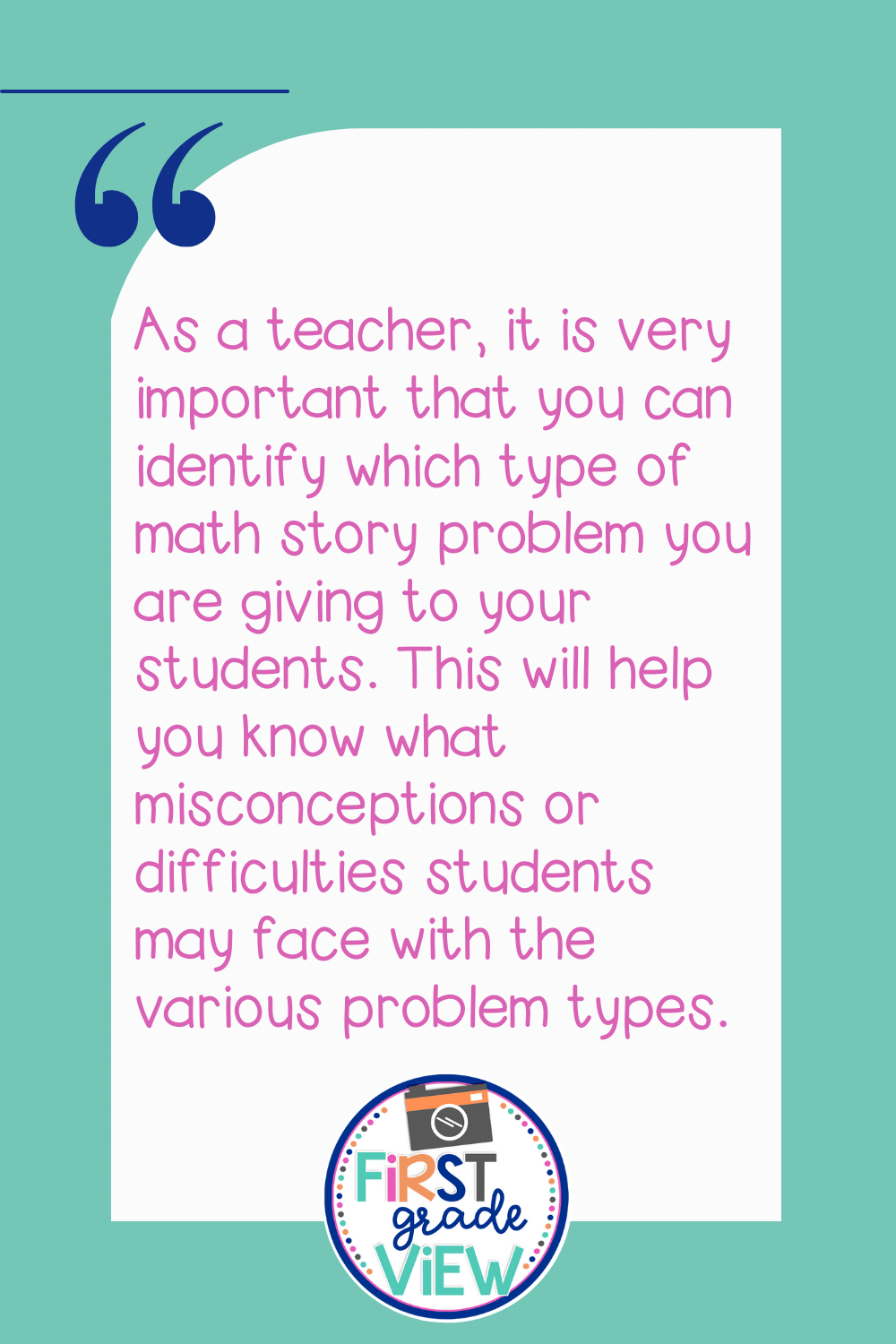 Types of Story Problems In Math - First Grade View