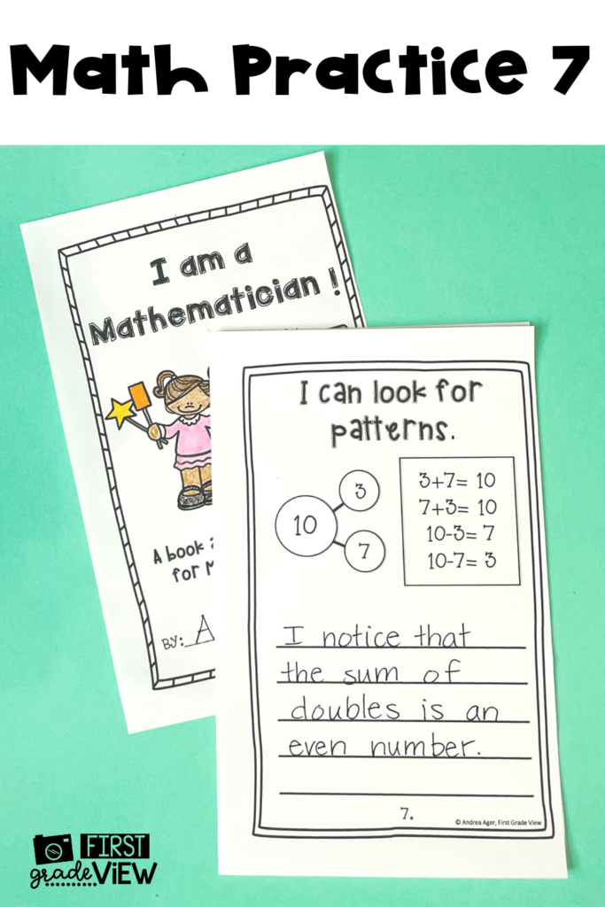 Image of standard math practices student book